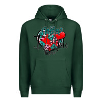 Sports Green Mom I You More Premium Hoodie - SublimationCraftShop