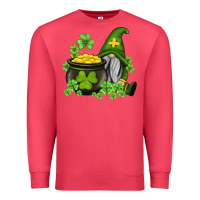 Cardinal st patricks gnome and pot of gold Premium Sweatshirt - AdoDesignShop