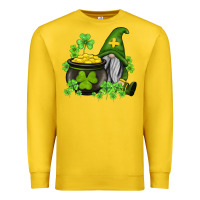 Lemon st patricks gnome and pot of gold Premium Sweatshirt - AdoDesignShop