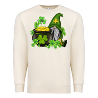Sandshell st patricks gnome and pot of gold Premium Sweatshirt - AdoDesignShop