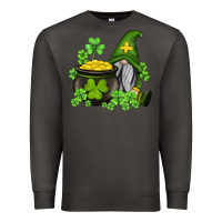 Smoke st patricks gnome and pot of gold Premium Sweatshirt - AdoDesignShop