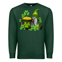 Sports Green st patricks gnome and pot of gold Premium Sweatshirt - AdoDesignShop