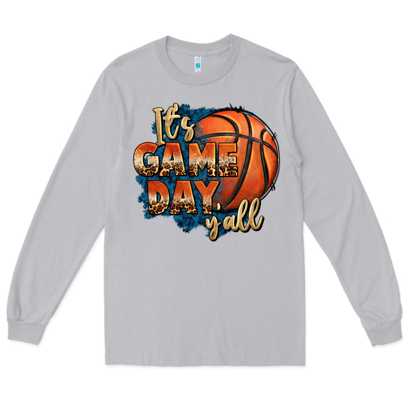 It's Game Day Y'all Basketball Long Sleeve Tee by FaDigitalArtStudio | Teevron