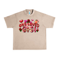 French Oak One loved Gigi Valentine's Day Urban Heavy Tee - FaDigitalArtStudio