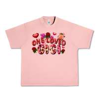 Salmon One loved Gigi Valentine's Day Urban Heavy Tee - FaDigitalArtStudio