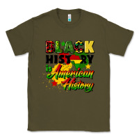 Army Green black history is american history Classic Tee - CowGirlArtShop