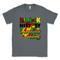 Charcoal Heather black history is american history Classic Tee - CowGirlArtShop
