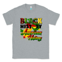 Heather Grey black history is american history Classic Tee - CowGirlArtShop