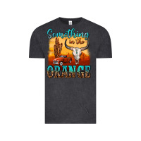 Vintage Black something in the orange Vintage Tee - OliviaCreatesArt