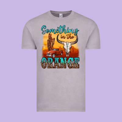 Something In The Orange Vintage Tee Designed By Oliviacreatesart