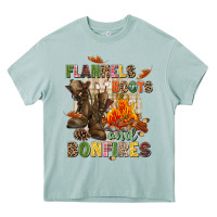 Arona Flannels boots and bonfires Heavy Core Tee - NancyCooperArtShop