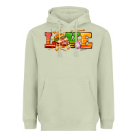 Matcha love with hamburger Heavyweight Hoodie - AdoDesignShop