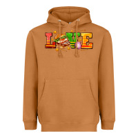 Meerkat love with hamburger Heavyweight Hoodie - AdoDesignShop