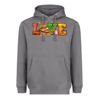 Storm love with hamburger Heavyweight Hoodie - AdoDesignShop
