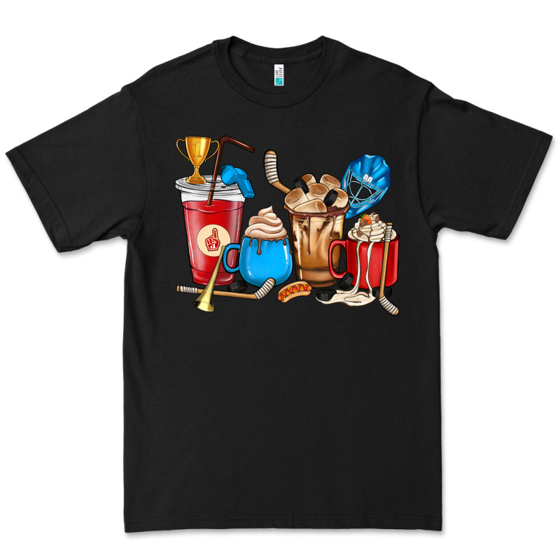 Hockey Coffee Cups Premium Tee by HowdyJamesFarm | Teevron