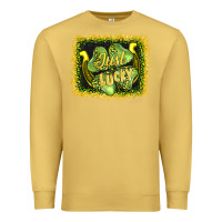 Antique Gold just lucky Premium Sweatshirt - AdoDesignShop