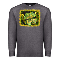 Charcoal Heather just lucky Premium Sweatshirt - AdoDesignShop