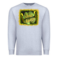 Heather Grey just lucky Premium Sweatshirt - AdoDesignShop