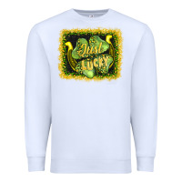White just lucky Premium Sweatshirt - AdoDesignShop