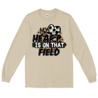 Mushroom my heart is on that field soccer Long Sleeve Tee - FaDigitalArtStudio