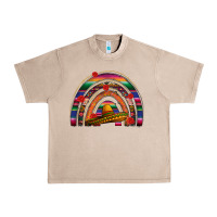 French Oak Mexico rainbow Urban Heavy Tee - FaDigitalArtStudio
