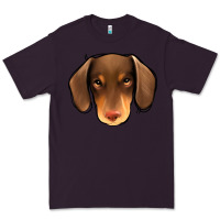 Plum Dachshund Premium Tee - Jasminsmagicworld