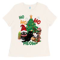 Bone ho ho ho meow Ladies Tee - CowGirlArtShop
