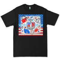 Black American memorial day rn registered nurse Premium Tee - TumblerDesignByShophia