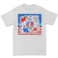 Dove Grey American memorial day rn registered nurse Premium Tee - TumblerDesignByShophia