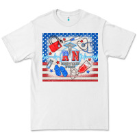 White American memorial day rn registered nurse Premium Tee - TumblerDesignByShophia