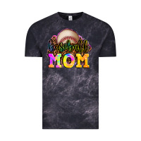 Cloud Black baseball mom Vintage Tee - OliviaCreatesArt