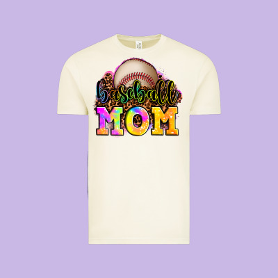 Baseball Mom Vintage Tee Designed By Oliviacreatesart