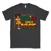 Smoke free ish since 1865 black girl peekaboo juneteenth Classic Tee - CowGirlArtShop
