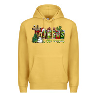Antique Gold jesus İs the reason Premium Hoodie - CowhideDigitalArt