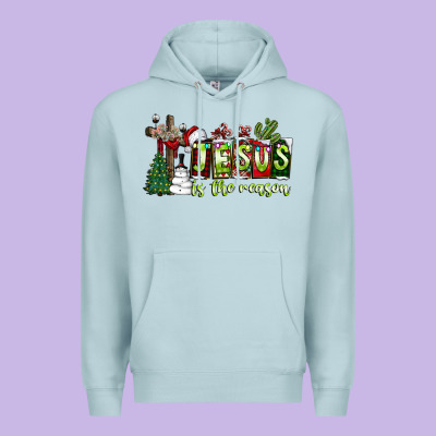 Jesus İs The Reason Premium Hoodie Designed By Cowhidedigitalart