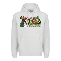 Dove Grey jesus İs the reason Premium Hoodie - CowhideDigitalArt