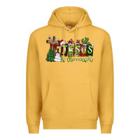 Mustard jesus İs the reason Premium Hoodie - CowhideDigitalArt