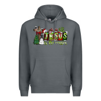 Rock jesus İs the reason Premium Hoodie - CowhideDigitalArt