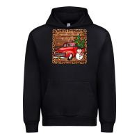 Black christmas truck coaster Urban Hoodie - JahusDesignShop
