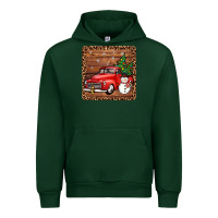 Forest Green christmas truck coaster Urban Hoodie - JahusDesignShop
