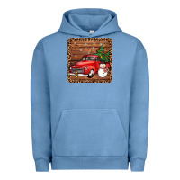 Pigment Pebble Blue christmas truck coaster Urban Hoodie - JahusDesignShop