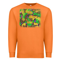 Carrot mardi gras fleur de lis and leopard background Premium Sweatshirt - AdoDesignShop