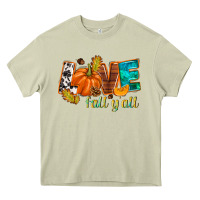 Mossy Love Fall y'all Heavy Core Tee - NancyCooperArtShop