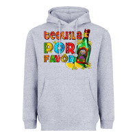Heather Grey tequila porfavor Heavyweight Hoodie - AdoDesignShop