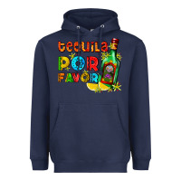 Navy tequila porfavor Heavyweight Hoodie - AdoDesignShop