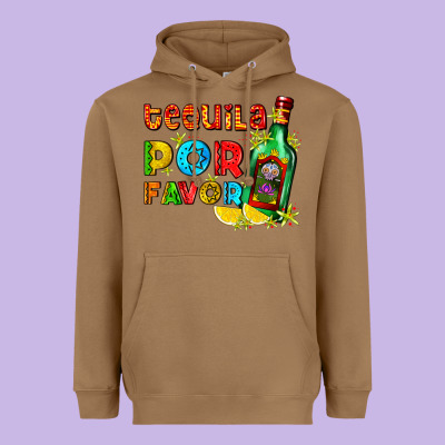 Tequila Porfavor Heavyweight Hoodie Designed By Adodesignshop