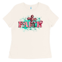 Bone faith breast cancer Ladies Tee - CowGirlArtShop