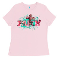 Bubblegum Pink faith breast cancer Ladies Tee - CowGirlArtShop