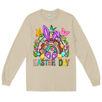 Mushroom Easter Day Long Sleeve Tee - BundleAndBundleShop