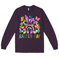 Plum Easter Day Long Sleeve Tee - BundleAndBundleShop